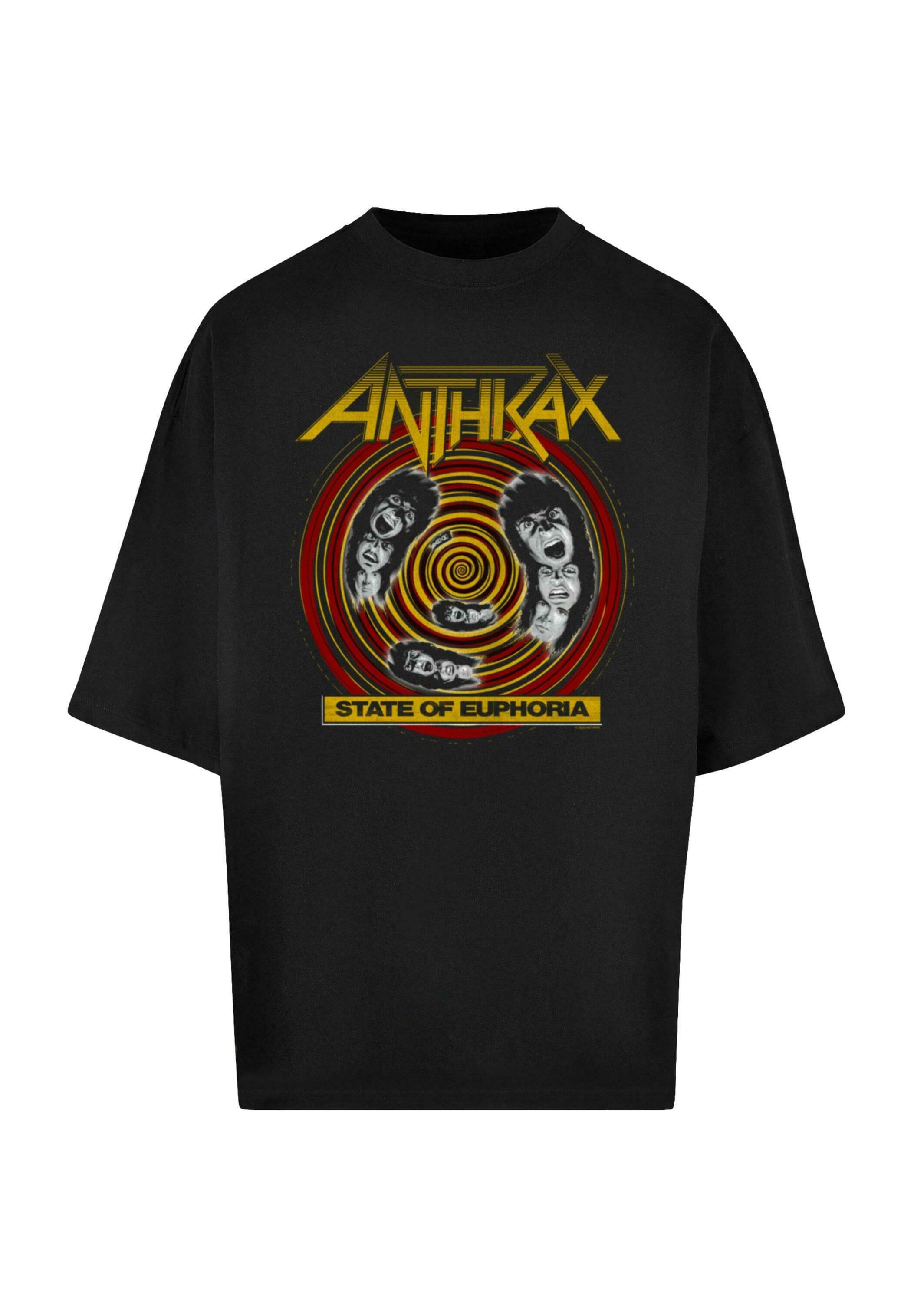 Merchcode ANTHRAX - STATE OF EUPHORIA HUGE - Print T-shirt - black