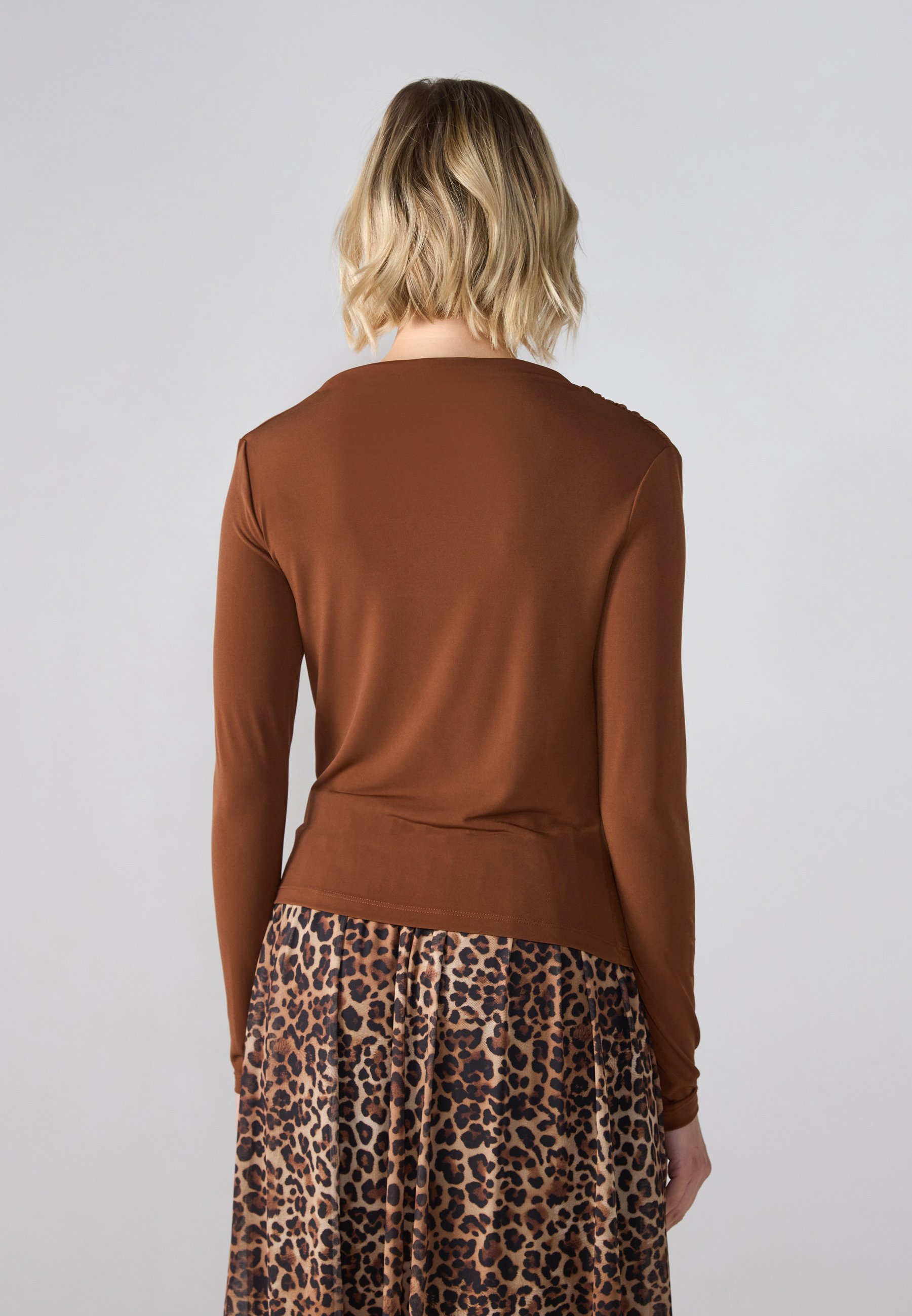 BYDINIA Button-Down Blouse in Plum Perfect for Women