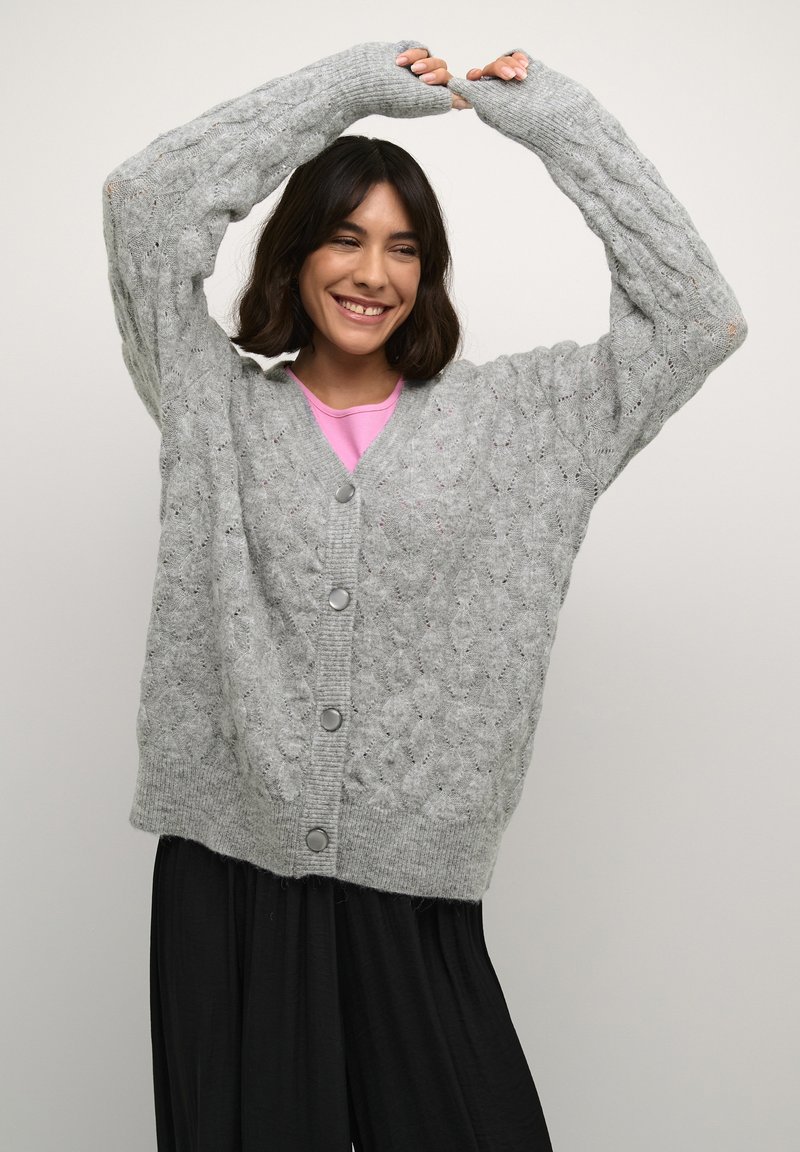 Ofelia Cloe cardigan grey melange