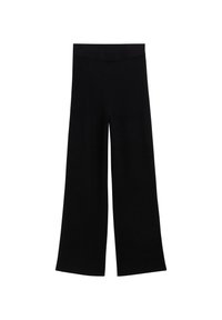 LENZING ECOVERO - Pantalones - deep black