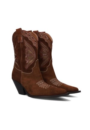 Cowboy-/Bikerlaarsjes - cognac