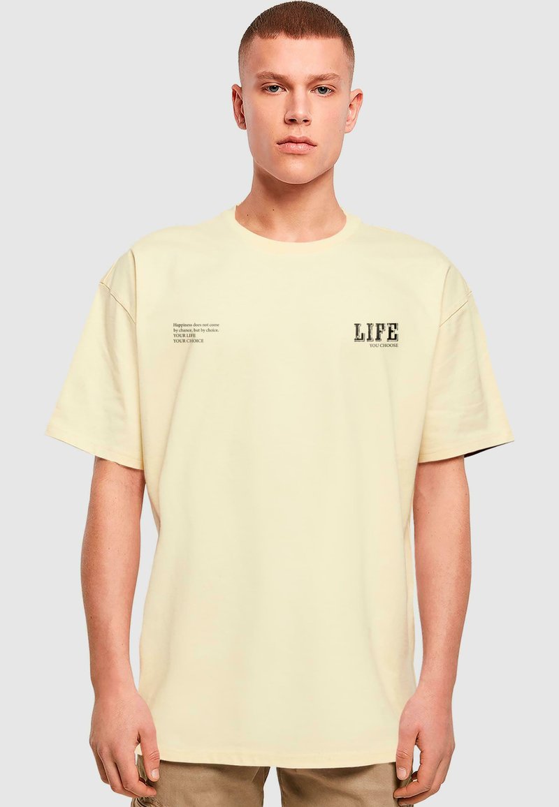 Merchcode T-shirt con stampa - softyellow