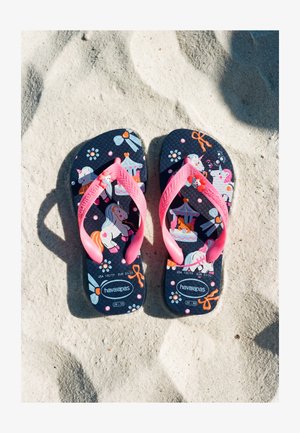 Havaianas, KIDS FANTASY UNISEX - Sandale s remenom u obliku slova T - navy blue pink