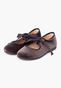 Pisamonas MERCEDITAS TERCIOPELO LAZO FAYA NIÑA - Dětské boty - gris