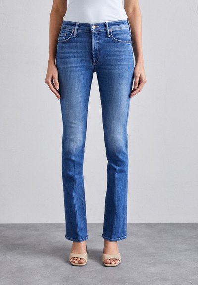 Mother THE DOUBLE INSIDER HEEL - Blugi bootcut - opposites attract