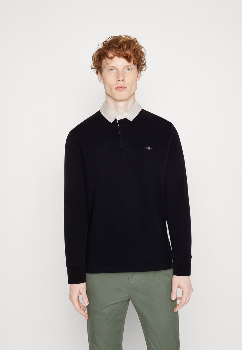 GANT REGULAR SHIELD HEAVY RUGGER - Longsleeve - evening blue