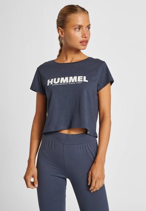 LLEGACY CROPPED  - T-Shirt print - blue nights