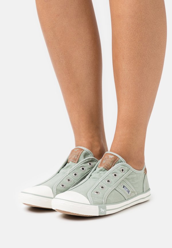 Sneaker low - pastellgrün