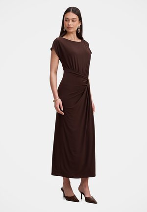 Forever New, LACIE DRAPED JERSEY MIDI - Robe longue - chocolate