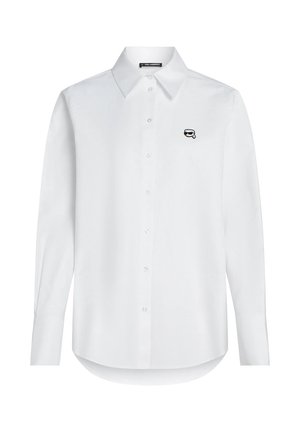 KARL LAGERFELD, IKON OXFORD SHIRT - Πουκαμίσα με κουμπιά - white