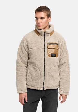 STONE HARBOUR, PLÜSCHJACKE SOREES XX - Fleecejakke - bone