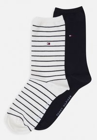WOMEN SMALL STRIPE 2 PACK - Chaussettes - off-white