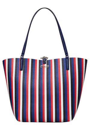 SHOPPER ALBY STREIFENMUSTER - Shopping bag - mehrfarbig, grundton blau