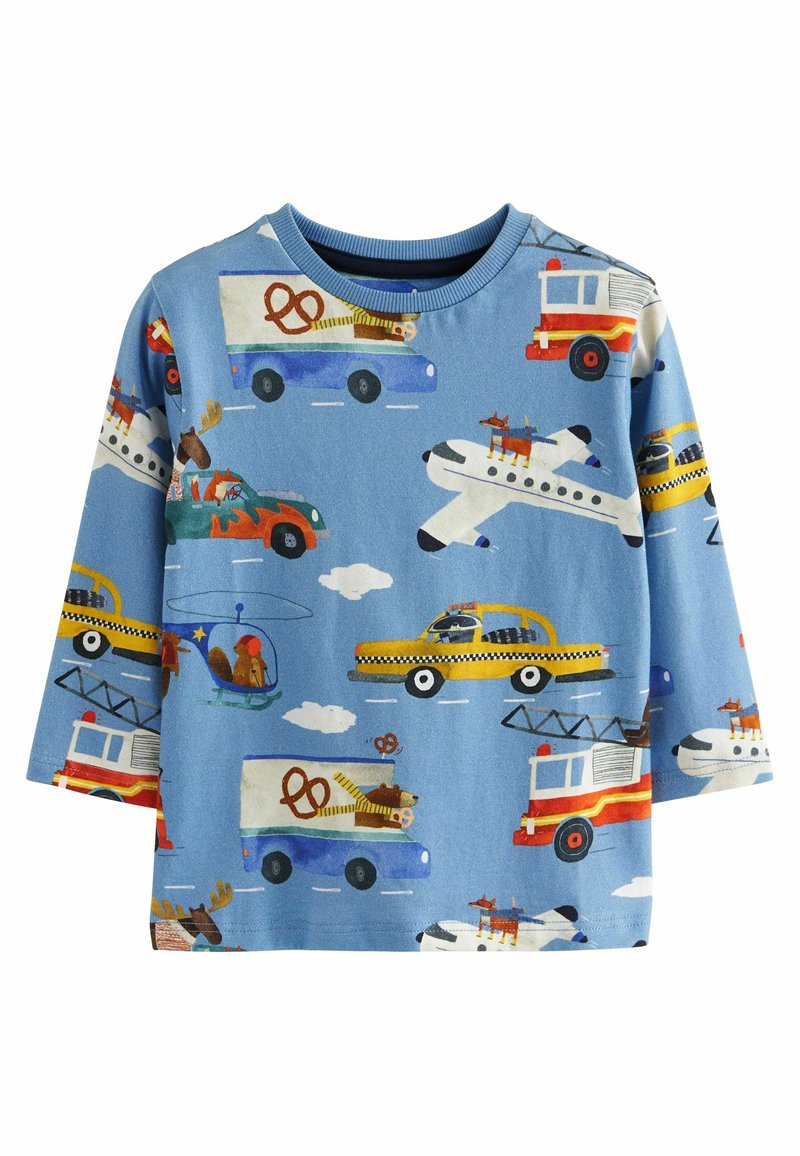 Next ALL OVER PRINTED  - Top s dlhým rukávom - blue transport
