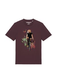 Niet geselecteerd, red brown