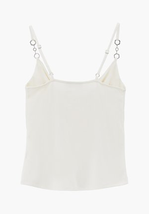 OXXO, OXXO STRAIGHT JACKET COLLAR LOOSE TANK TOP - Débardeur - cloud dancer