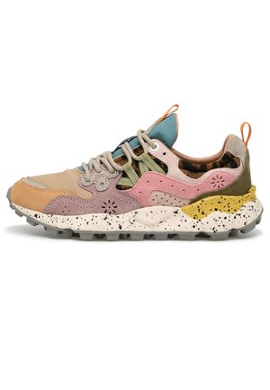 YAMANO - Baskets basses - mustard