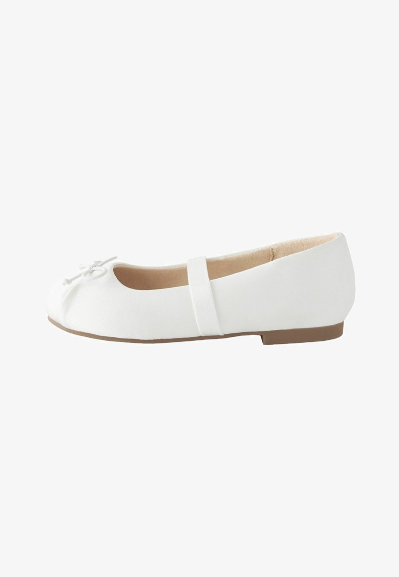 Next BALLET SHOES - Obuv pre bábätká - white stain resistant satin