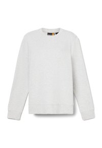 BRUSHED BACK CREW - Felpa - light grey melange