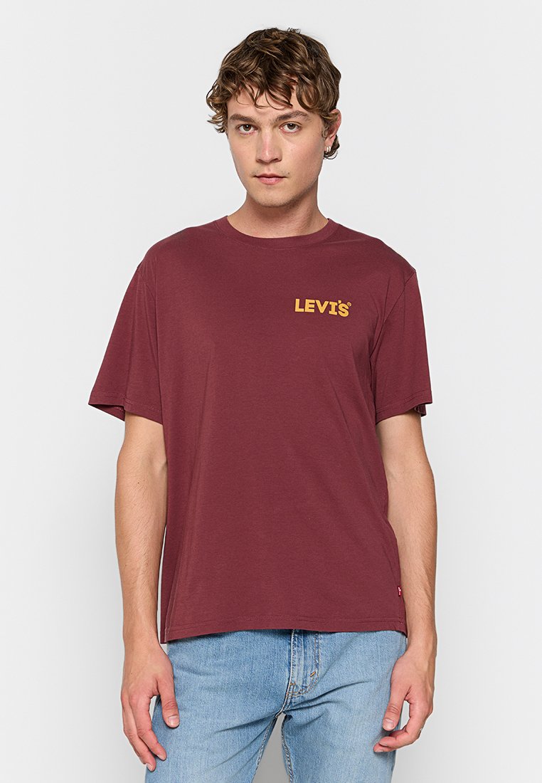 Levi’s® T-shirt basic bordeauxrood