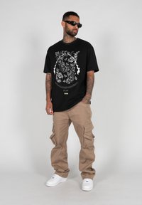 MJ Gonzales PAISLAY X HEAVY - T-shirts med print - black