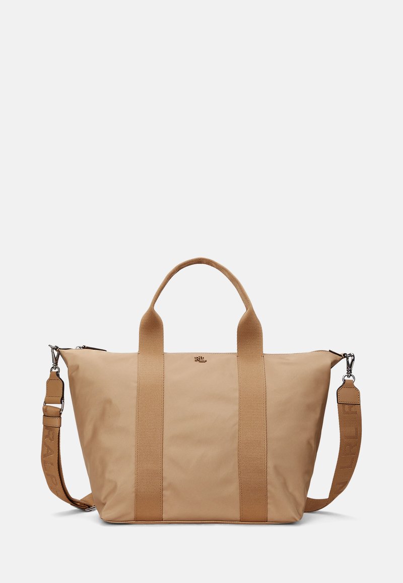 Ταμωτό τσάντα φτιαγμένη από ανθεκτικό ύφασμα, διαθέτει δύο ανω χερούλια, αποσπώμενο ιμάντα ώμου και μινιμαλιστικό σχέδιο με λεπτομέρεια λογότυπου.