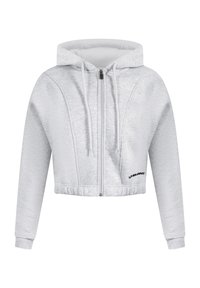 Smilodox Sudadera con cremallera - mottled grey