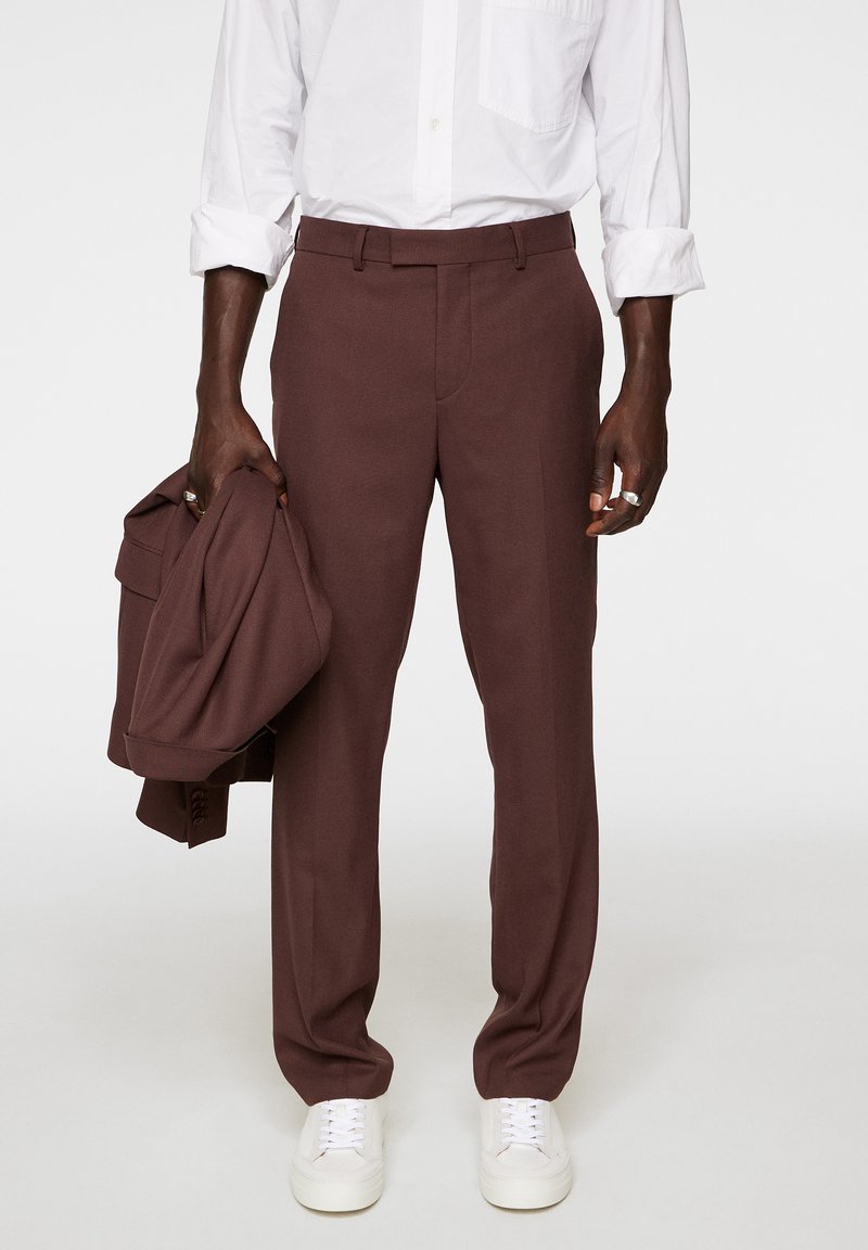 J.LINDEBERG - LOIS ACTIVE HOPSACK - Chinos - bitter chocolate, Forstørre