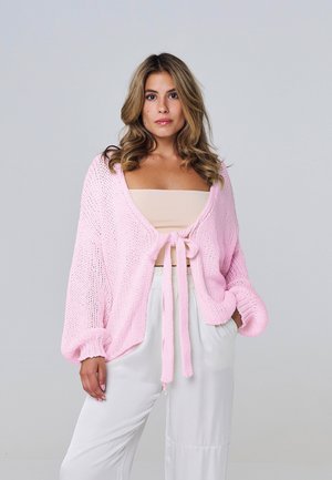 Estelou COZY CARDIGAN - Gilet - light pink