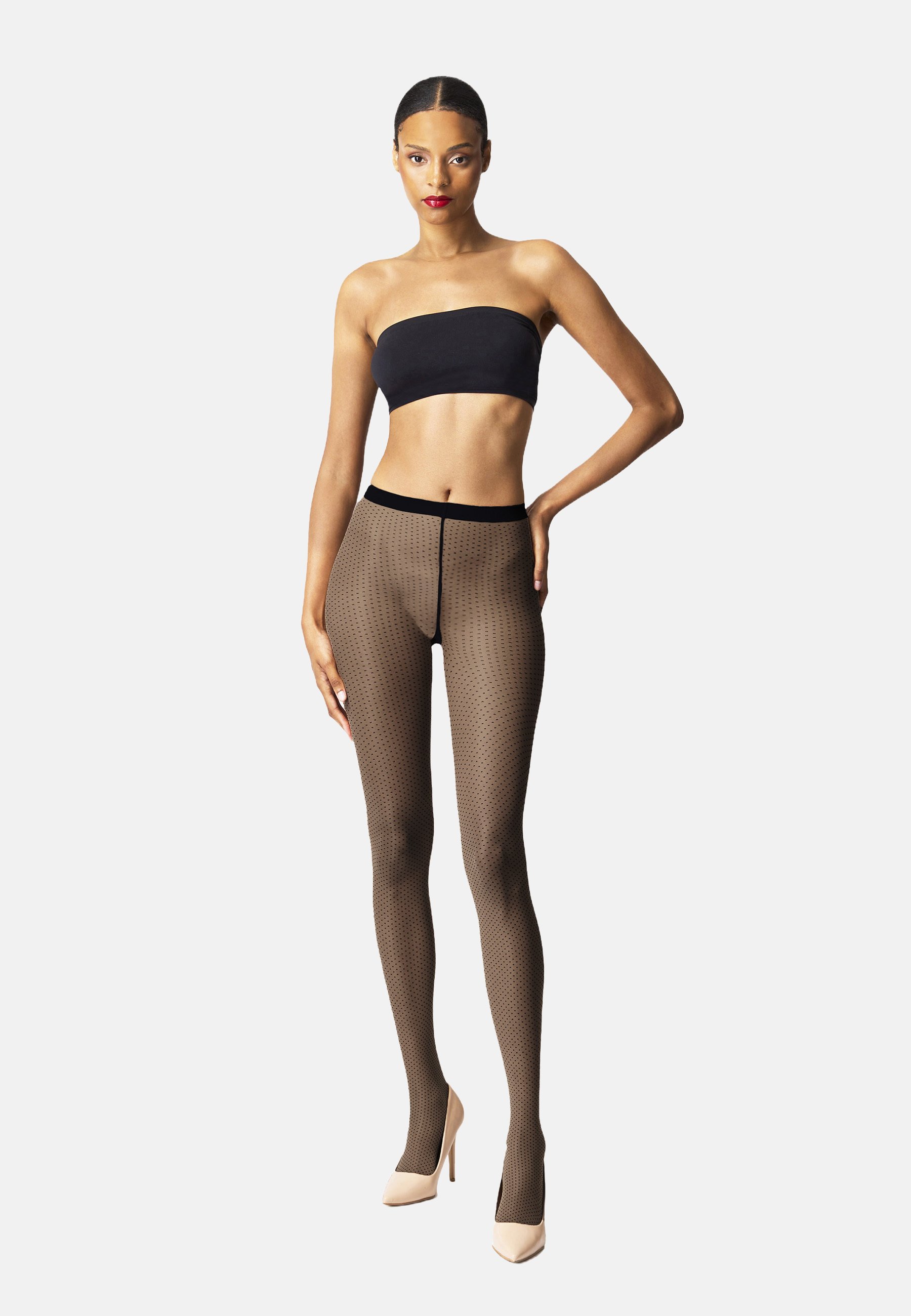 Plus Size - Herringbone Tights
