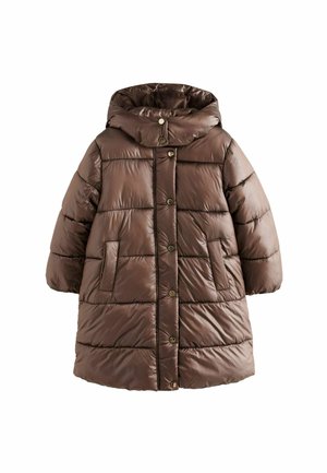 LONGLINE SHOWER RESISTANT SHINY - Geacă - chocolate