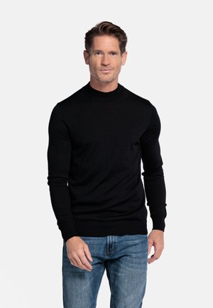 STANDAARD LANGE MOUW MODERN FIT  EFFEN - Strickpullover - black
