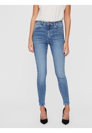 Vero Moda Jeans Skinny - light-blue denim
