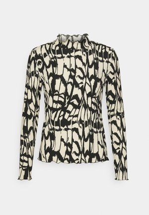 ONLY ONLGRID - T-shirt à manches longues - black