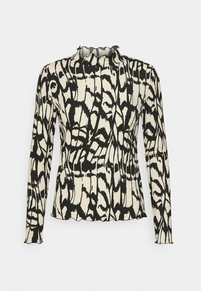 ONLY ONLGRID - Μπλούζα με μακριά μανίκια - black