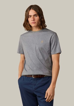 Hackett London, HACKETT LONDON BASIC T-SHIRT HERITAGE H SMALL LOGO - Camiseta básica - ash grey