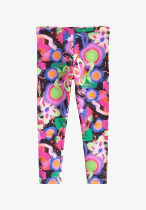 Next, REGULAR FIT - LEGGINGS . - Leggings - pink blue multi graffiti