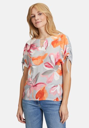 T-shirt print - grau rosa