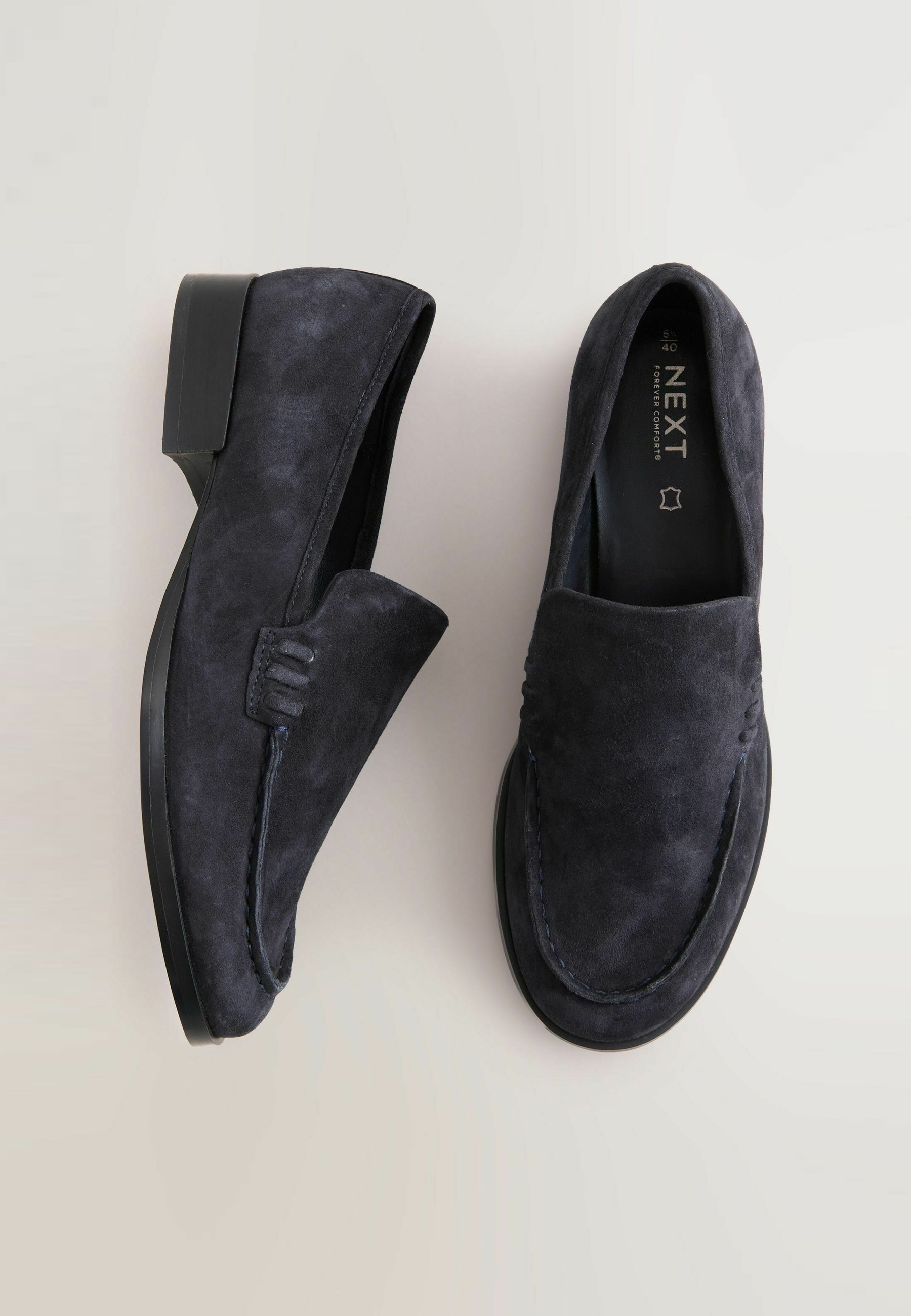  SLIPPER NAVY SUEDE-US11（29.0） Next SUEDE SLIPPER BOOTS - Hausschuh - navy blue/blau - Zalando