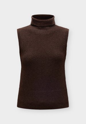 VILA, VILOLO ROLL NECK - Striktrøje - coffee bean