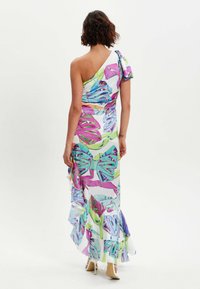 Liquorish BOW ONE SHOULDER FRILL - Maxi dress - multi coloured