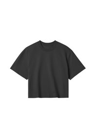 TRUE BLANKS - CONTEMPORARY BOXY - Jednoduché tričko - black