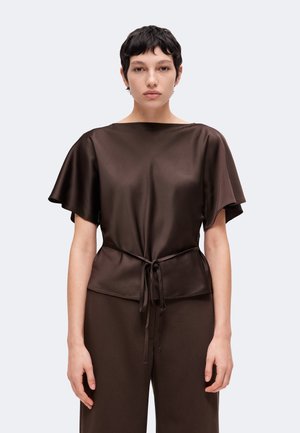 Abercrombie & Fitch, BLOUSE - Блуза - dark brown