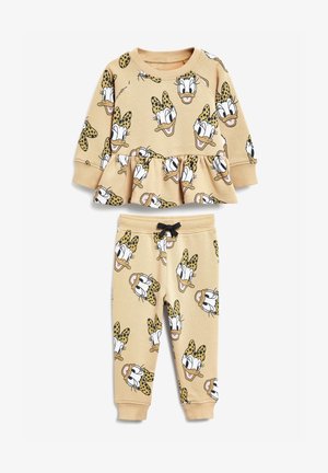 DISNEY DAISY DUCK SWEAT TOP AND JOGGERS SET - Sudadera - light brown
