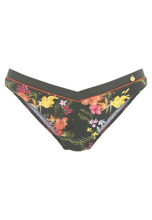 LASCANA, Bikini-Hose - oliv bedruckt