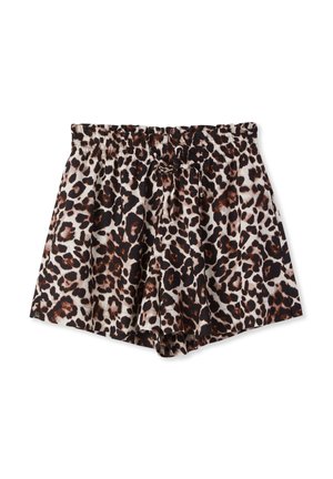 Terranova, CON COULISSE ANIMALIER - Shorts - var beige