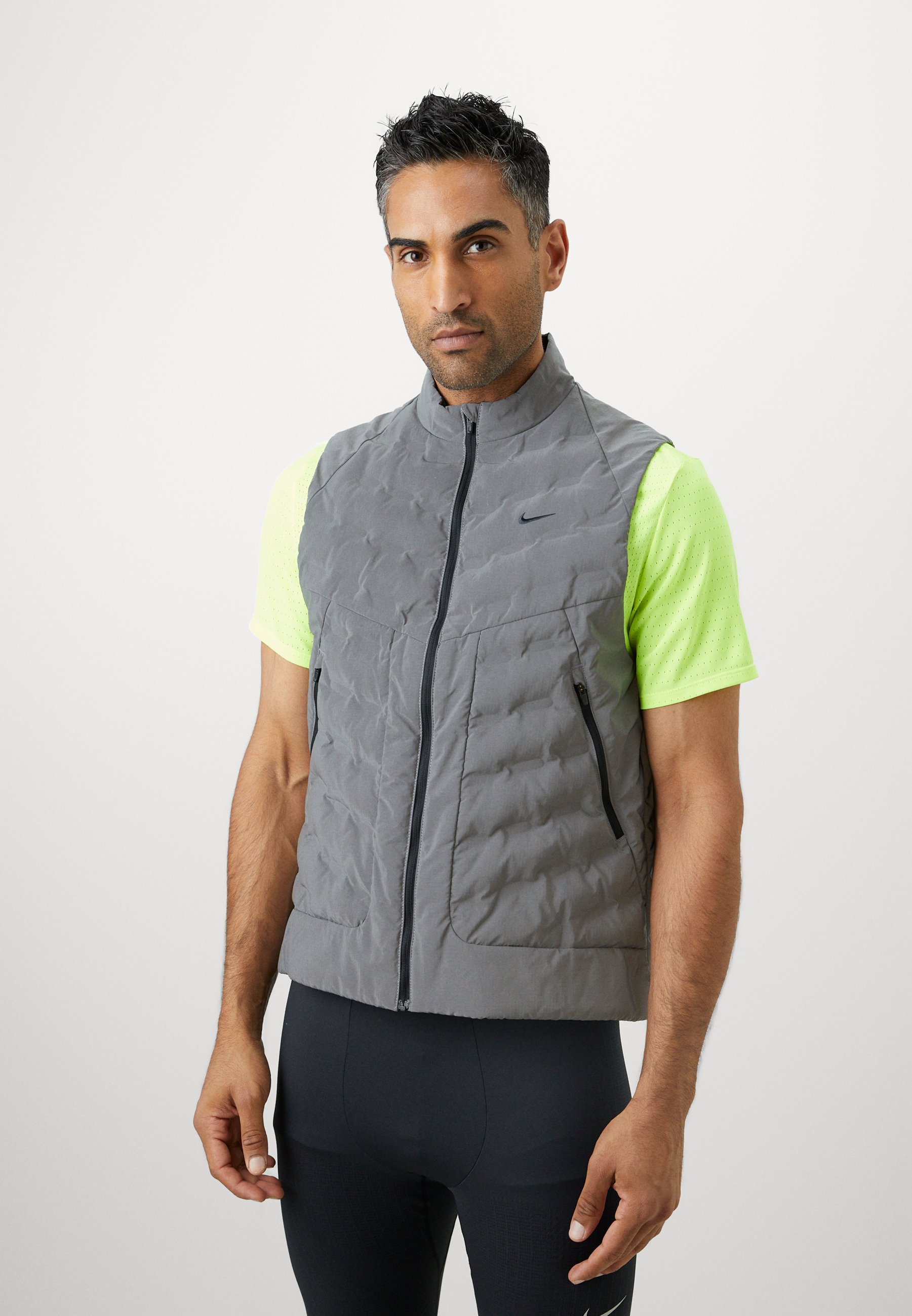 gray nike vest