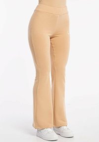 Karl Kani - KKK SMALL SIGNATURE  DARK  - Legging - beżowy Miniatuurafbeelding 1