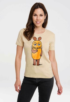 DIE SENDUNG MIT DER MAUS - T-Shirt print - beige