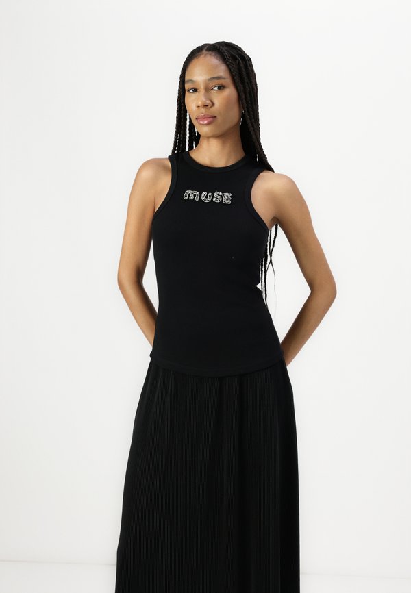 SKIRT ELASTIC WAIST - Pleated skirt2